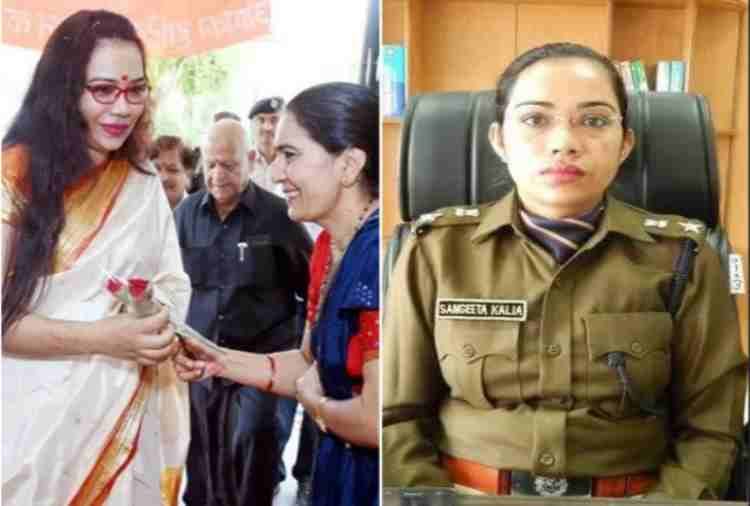 chandigarh, dabangg lady ips officer sangeeta kalia transferred to gurugram