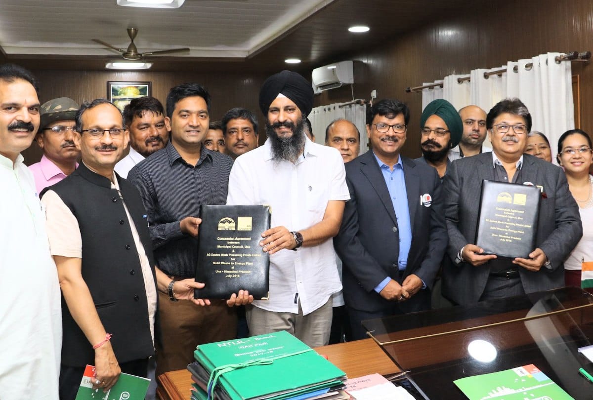 himachal govt sign MOU with USA company for energy plant in Una