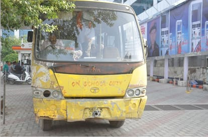 children traveling on unfit buses