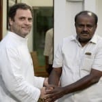 Rahul Gandhi praised Karnataka CM HD Kumaraswamy loan waiver of Farmers