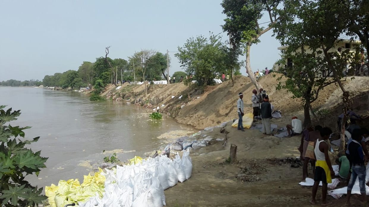 चांदपुर के निकट ठोकर का नोज कटा, खतरे में बंधा