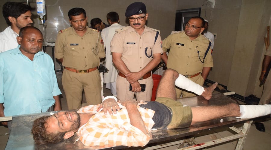 UP: encounter in Meerut, shot an accused