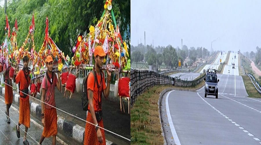 kawad yatra on Eastern Peripheral Expressway, common people will be relieved