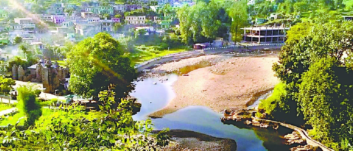 gomati river drying due to no rainfall