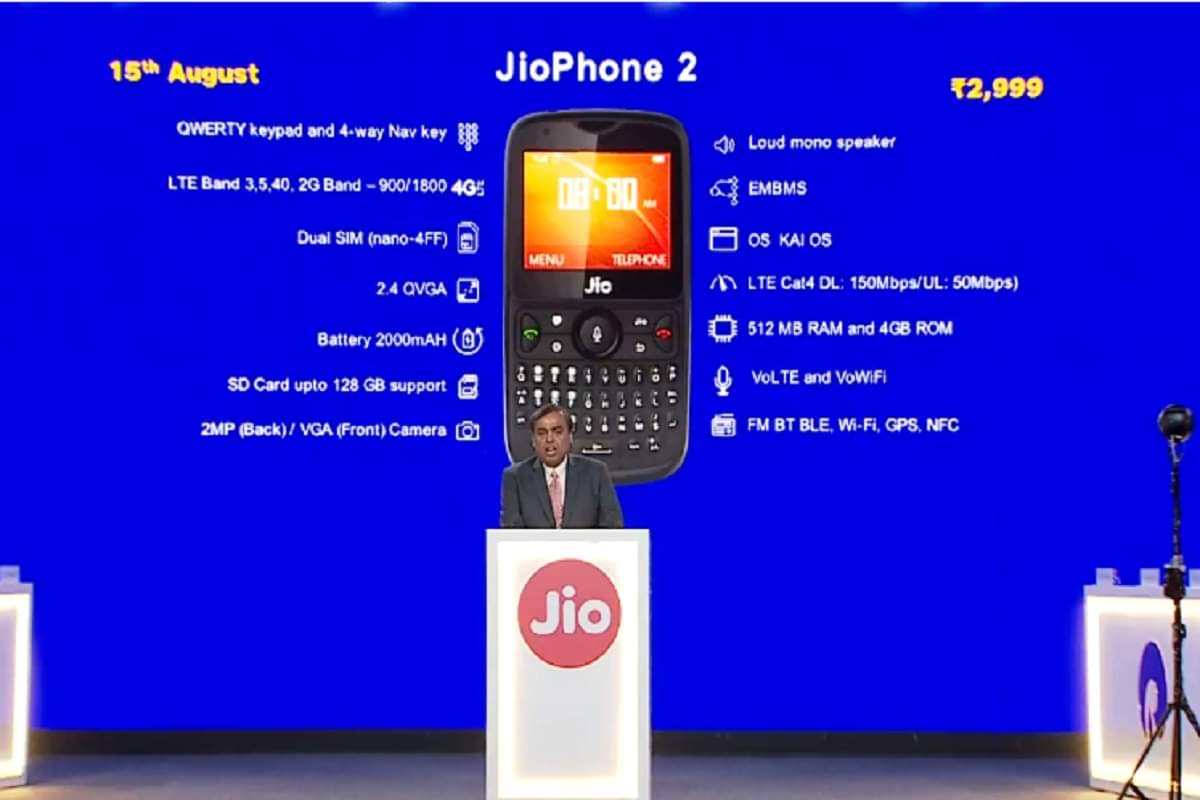 Jio Phone 2 sale begins from 16 of august, All you need to know
