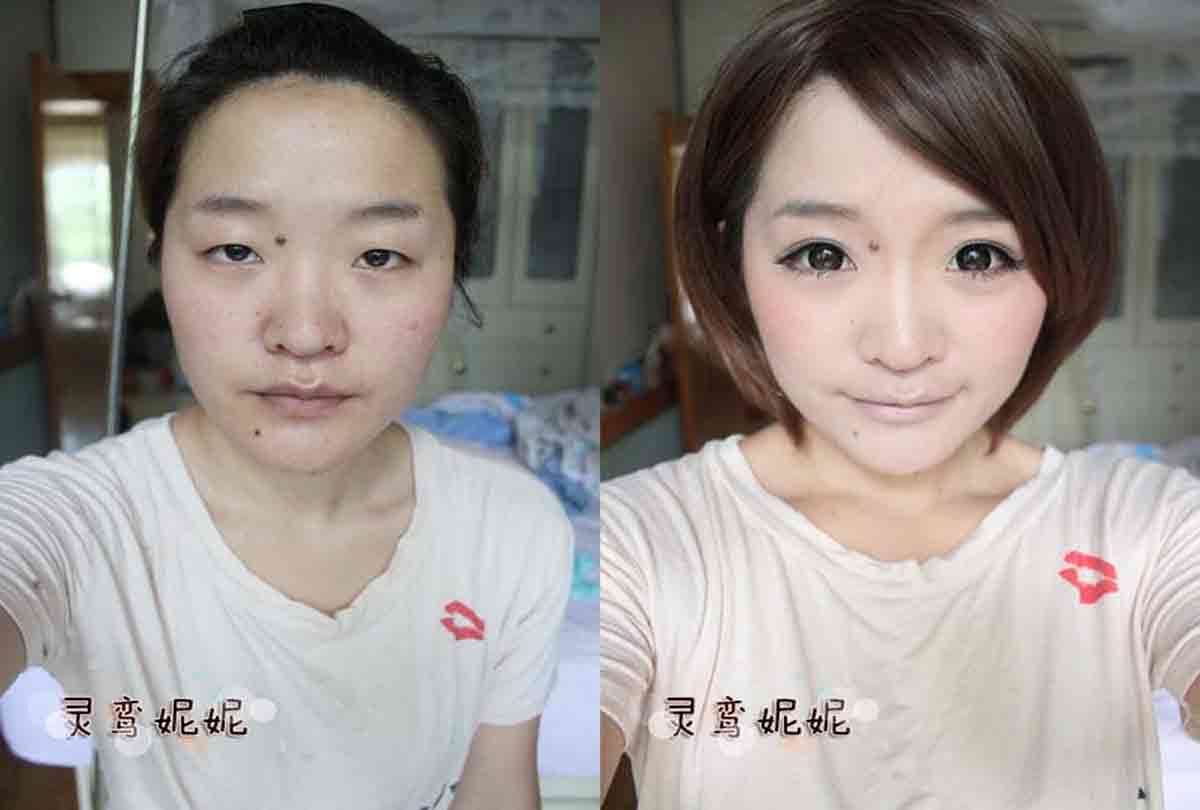 women in china make up video goes viral in social media