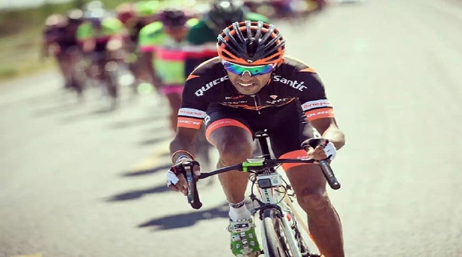 Sachin Kumar is lighting the name of India with bicycle races abroad
