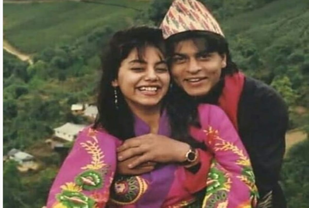 Throwback thursday picture of shah rukh khan and gauri khan