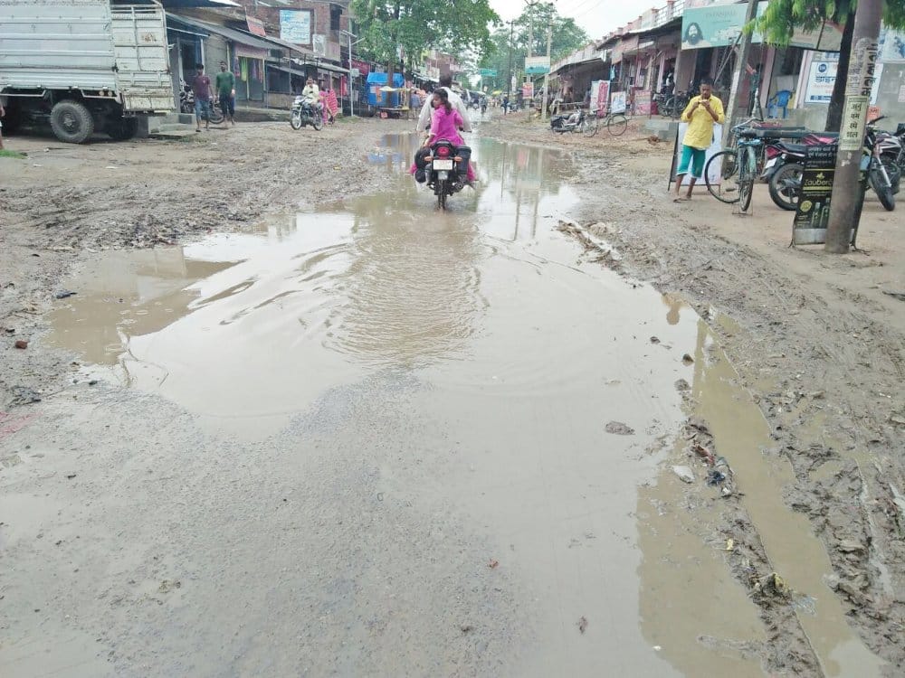 Streets in two days rain