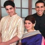 Twinkle Khanna and Aarav