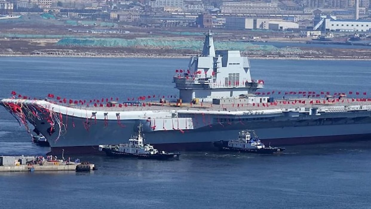 First home built aircraft carrier of China is ready to embark on second sea trial
