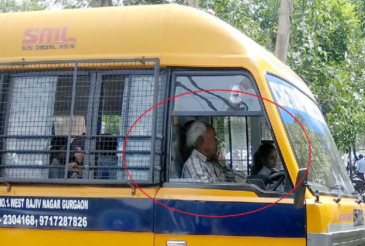 school bus which mows down 2 year old in gurugram is running for 2 years without affiliation