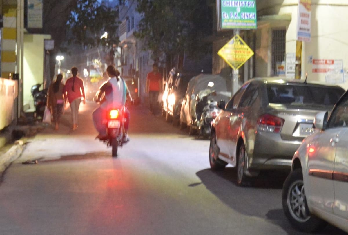 Car will be registered only after parking in the survey