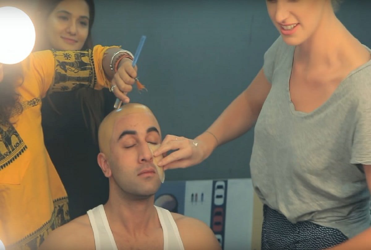 video of Ranbir Kapoor transforms into Sanjay Dutt