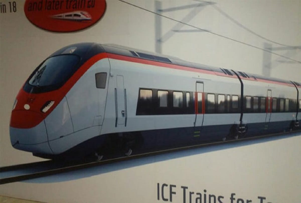 this semi high speed train built in india will beat foreign bullet trains