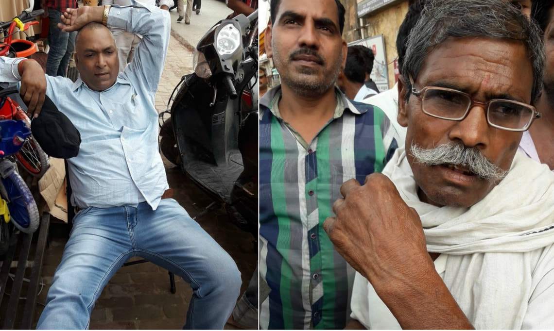 Uncontrolled car rammed people in crowd in varanasi