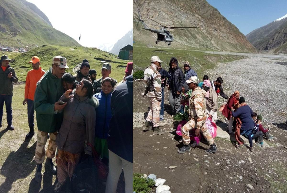 Amarnath Yatra- many pilgrims from Baltal shift to Pahalgam base camp, Governor visits camps
