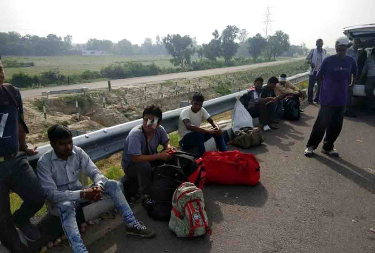 Bus accident in kannauj