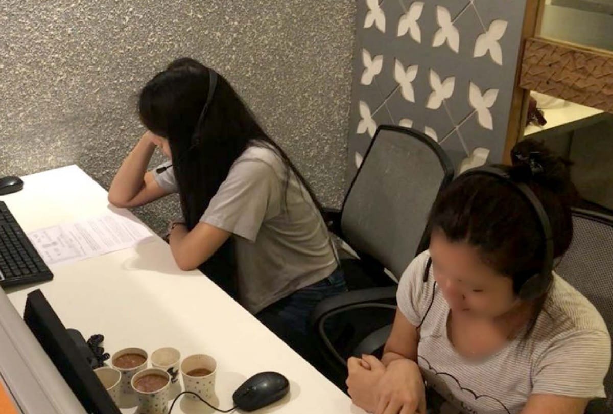 police arrested 4 people during fake call center to foreigners