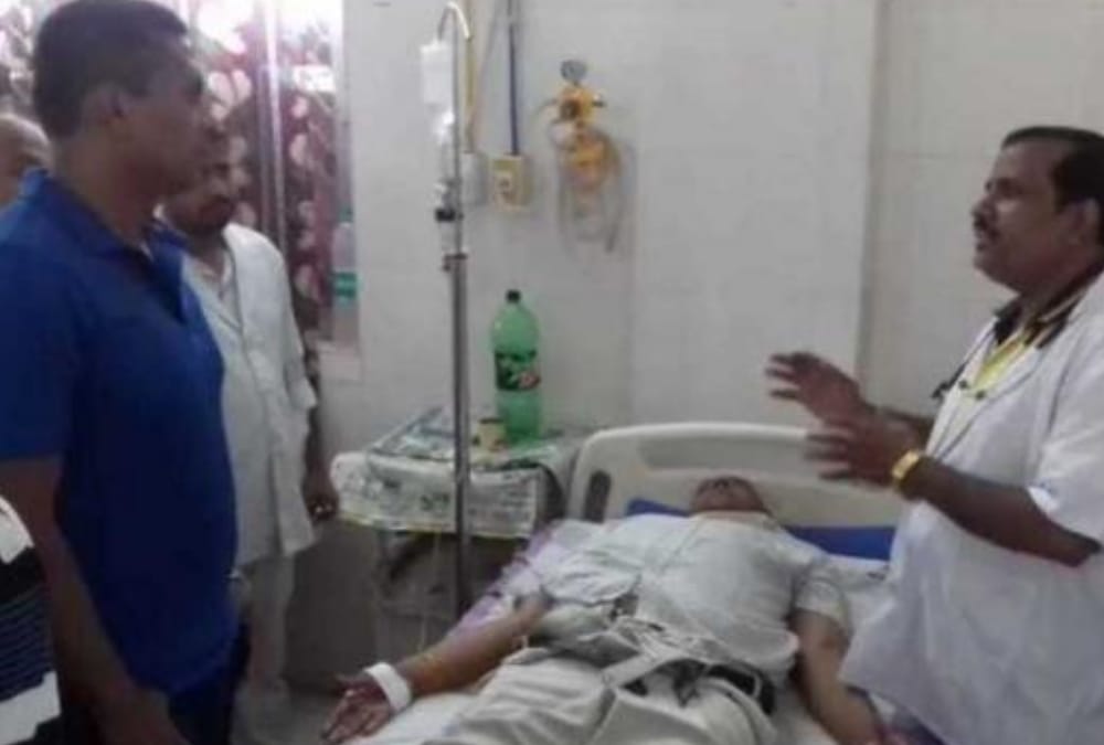DFO get fainted in plantation programme in sultanpur.