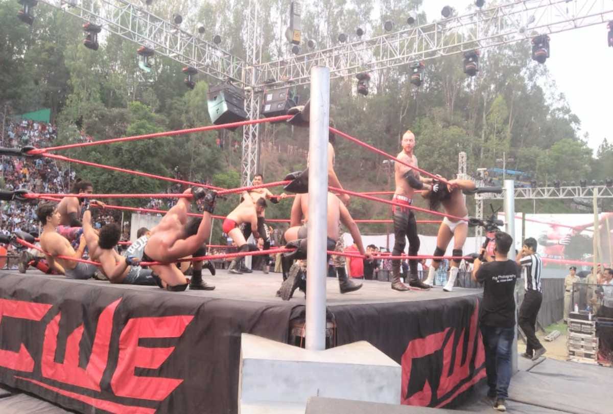 The Great Khali Returns show live at solan himachal