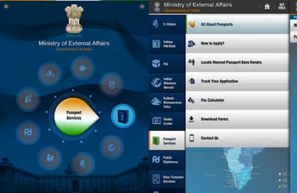 how to register passport through mPassportSeva