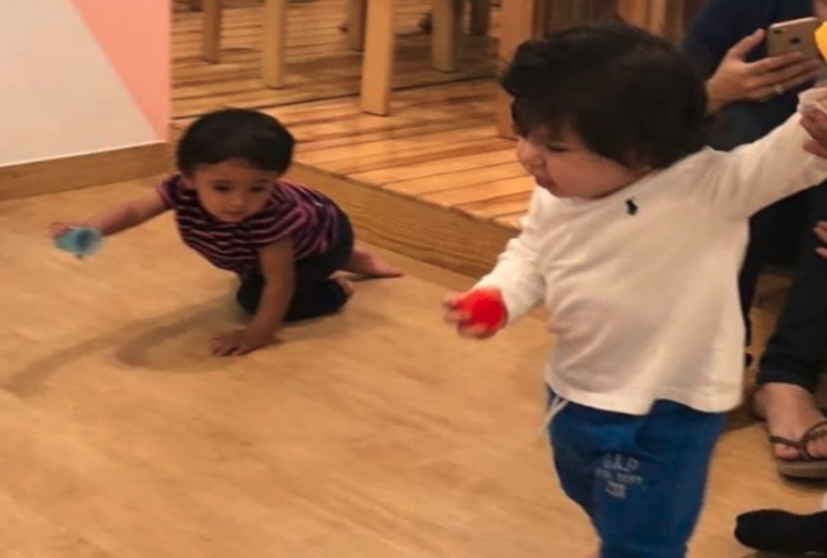 Taimur viral picture is the proof that he is gunda of play school 