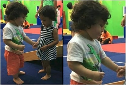 unknown man wants to click selfie with taimur watch this video