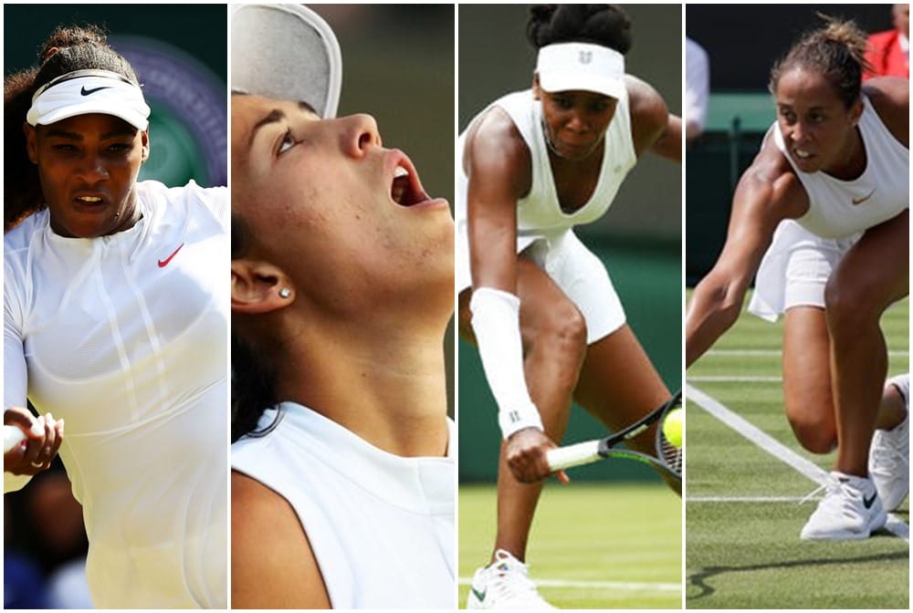 Muguruza, Venus Williams and madison keys out and serena enter in pre quarter final in Wimbledon