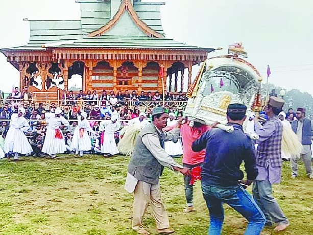 हाटू माता मदिर में बिशू मेला शुरू
