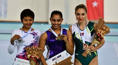 dipa karmakar won gold in world challenge cup pm modi congratulates