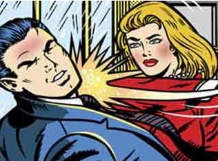 Bridegroom slapped by the Bride