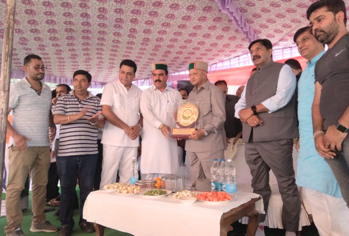 virbhadra singh statement in a congres programme at hamirpur