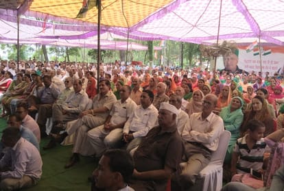 virbhadra singh statement in a congres programme at hamirpur