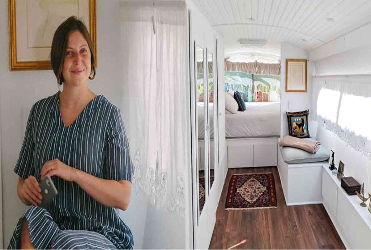 this woman make the old bus to a new 5 star house photos goes viral