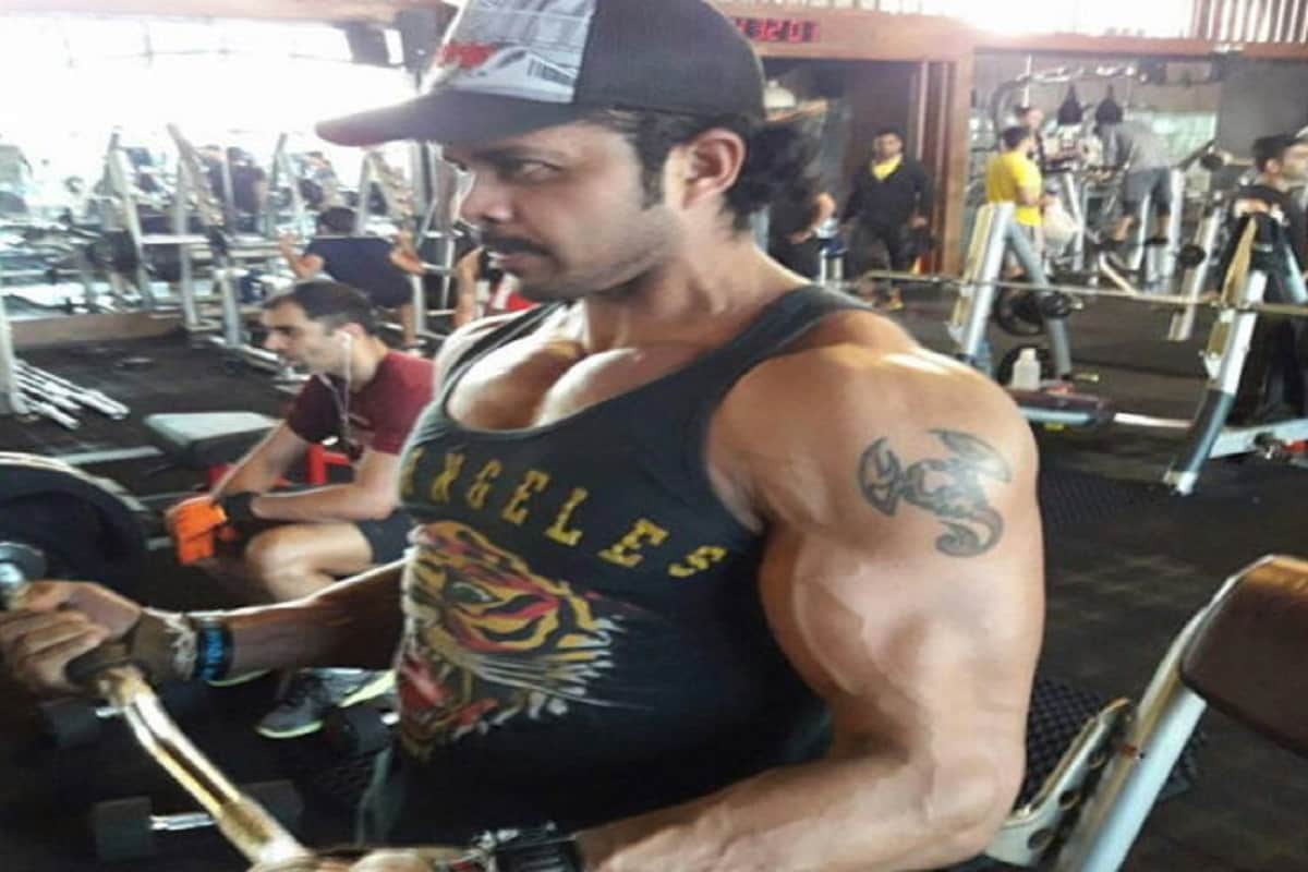 Sreesanth get muscular body like Hulk and Salman Khan
