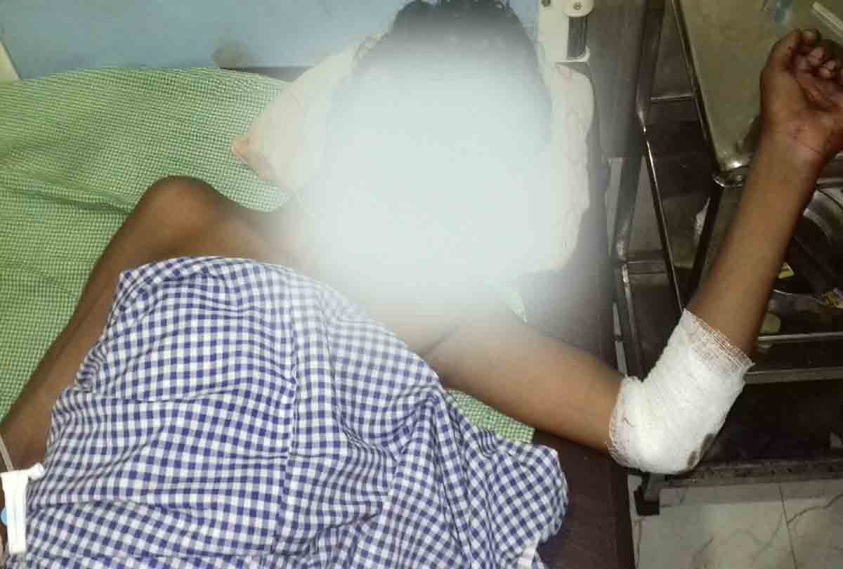 three accused cut off private part of young man