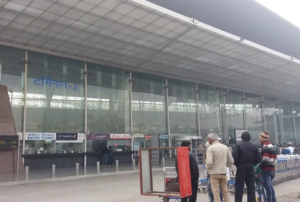 Passengers will get facility of four lane for entrance at amausi Airport