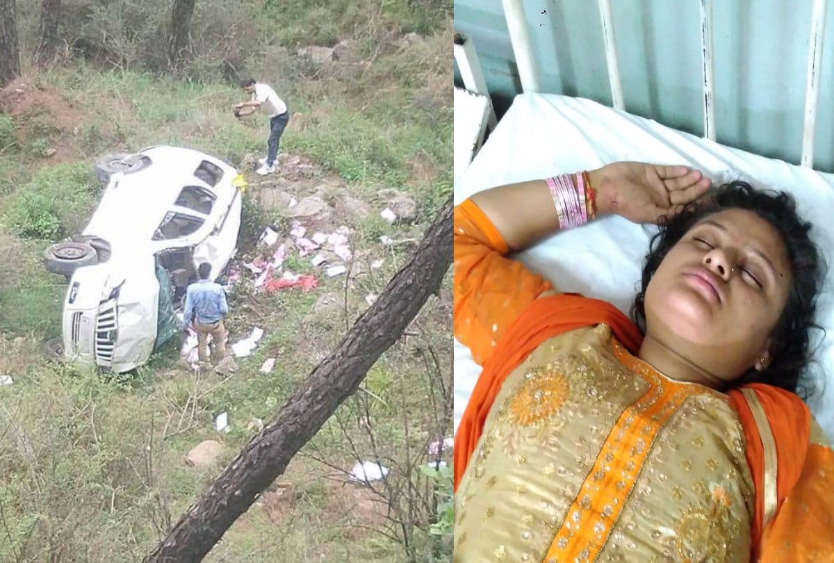 जायलो वाहन ढांक में लुढ़का, नेत्रहीन महिला श्रद्धालु की मौत 10 घायल, एक की हालत गंभीर
