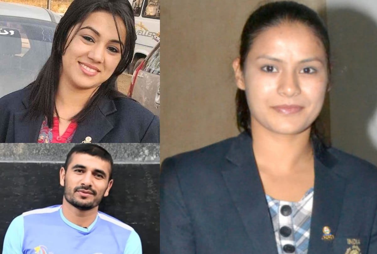 Ajay Priyanka and kavita in 2018 Asian Games in Indonesia capital Jakarta 