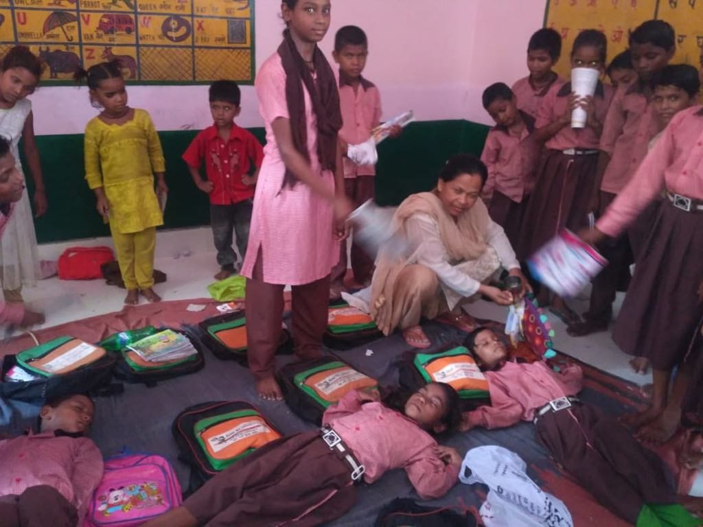 three students unconscious due to Heat Stroke at government School