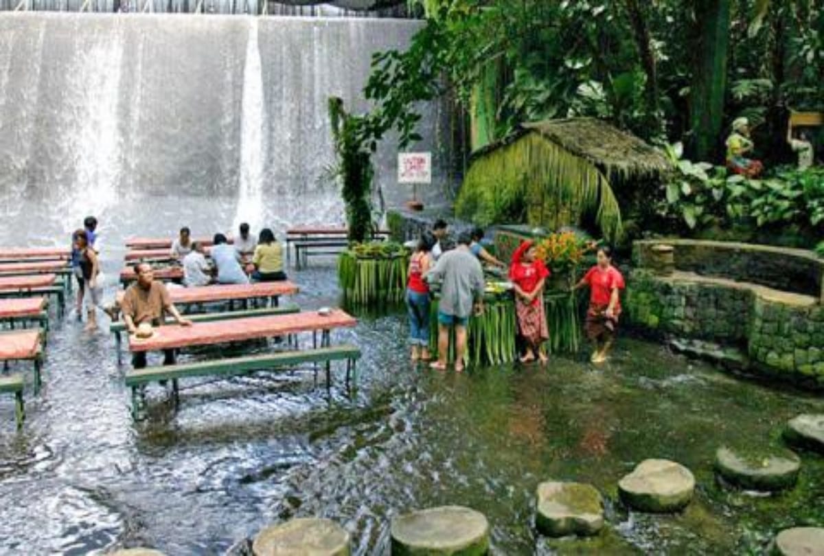Awesome picture of Water fall restaurant around the world