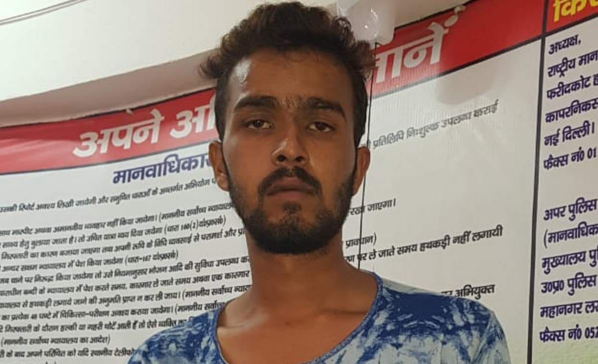 Police encounter in azamgarh and two criminal arrested