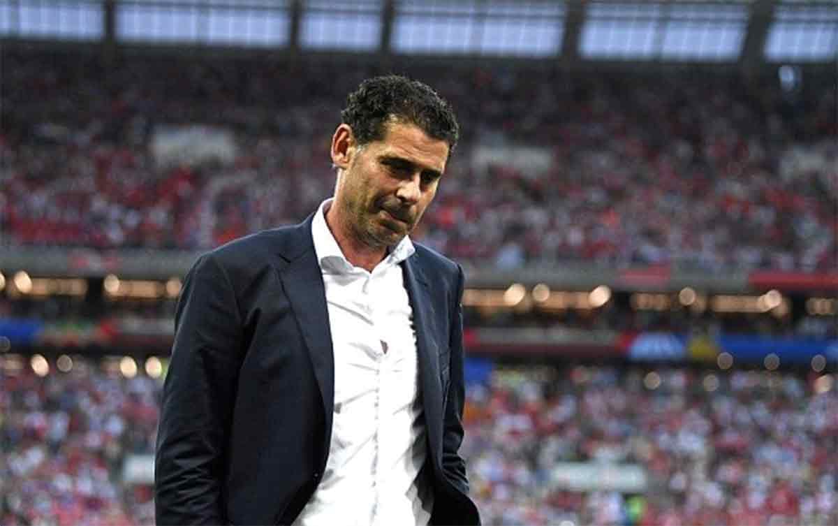 fernando hierro steps down from spain coaching role