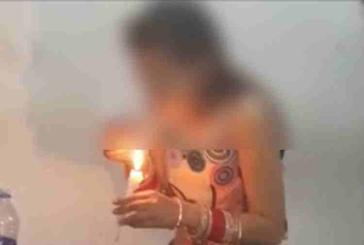 Newly Married Woman Snorting 'Chitta' in Police Station, Three Police Employee Suspended