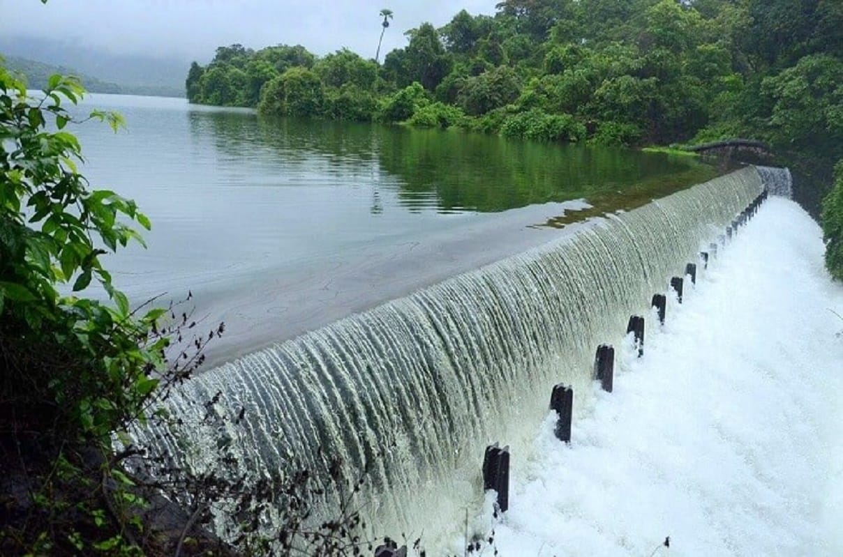 monsoon, mumbai tulsi lake overflows