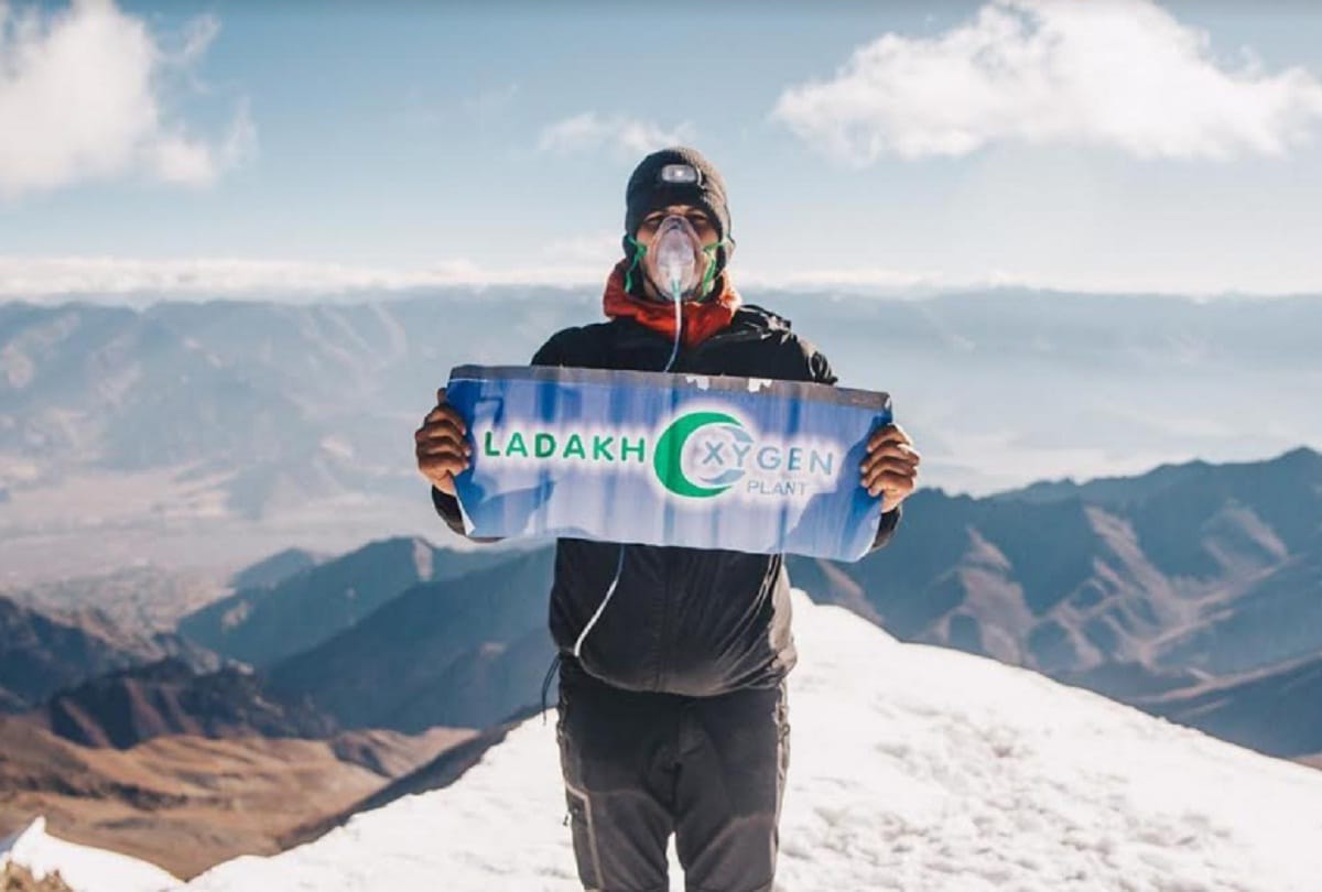 man invented lighter oxygen cylinder in jammu kashmir ladakh for livelihood 