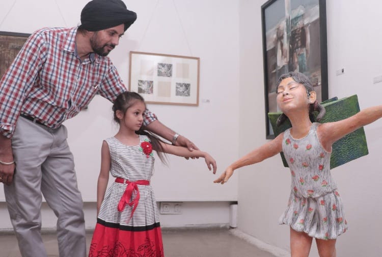 Organizing exhibition in Government Art Museum and Gallery in chandigarh