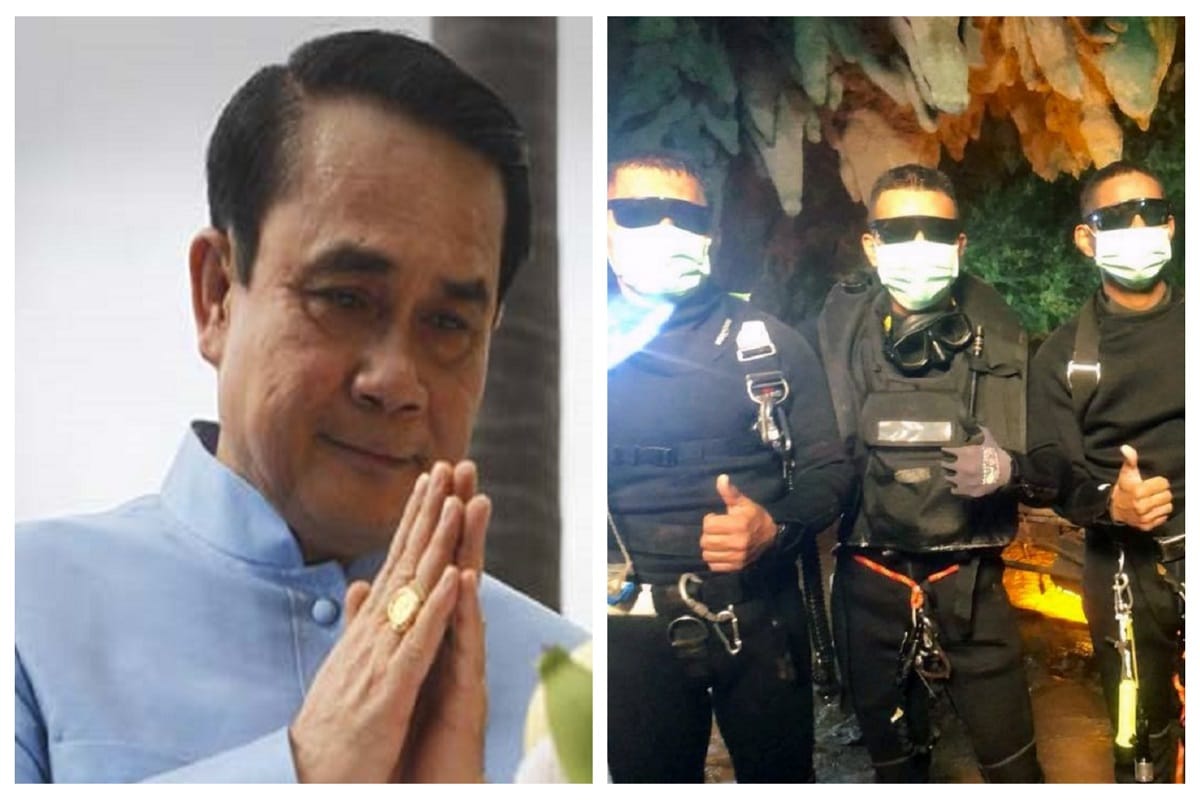 The Thailand PM said thank you to indian government for help in operation rescue 