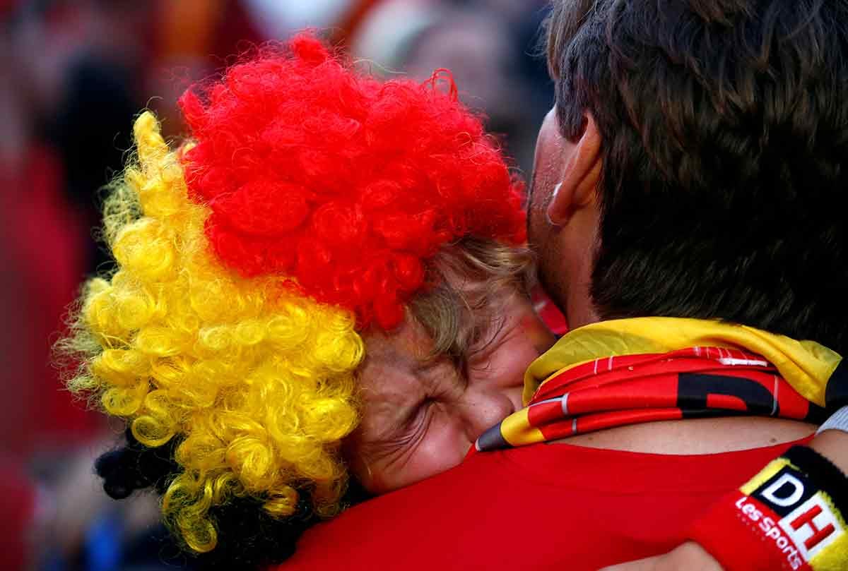 belgium fans cried after nations exit from fifa world cup 2018